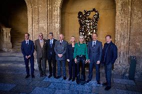 Opening Of The Exhibition 'Reflections: Picasso / Koons In The Alhambra'