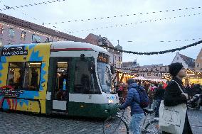 Every Day Life In The Bavarian City Of Augsburg