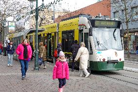 Every Day Life In The Bavarian City Of Augsburg