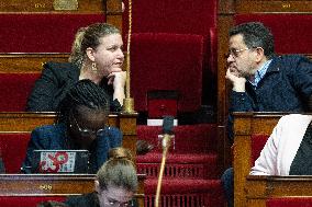 Vote on the special budget draft law at the National Assembly - Paris