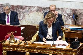 Vote on the special budget draft law at the National Assembly - Paris