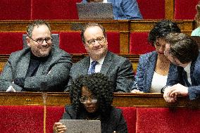 Vote on the special budget draft law at the National Assembly - Paris