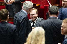 Vote on the special budget draft law at the National Assembly - Paris