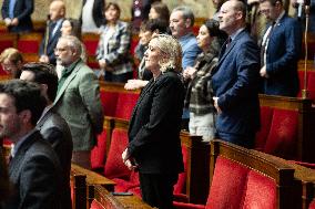 Vote on the special budget draft law at the National Assembly - Paris