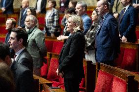 Vote on the special budget draft law at the National Assembly - Paris