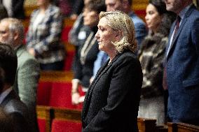 Vote on the special budget draft law at the National Assembly - Paris