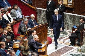 Vote on the special budget draft law at the National Assembly - Paris