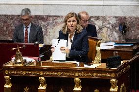 Vote on the special budget draft law at the National Assembly - Paris