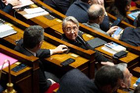 Vote on the special budget draft law at the National Assembly - Paris