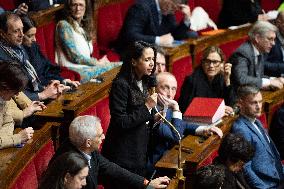 Vote on the special budget draft law at the National Assembly - Paris