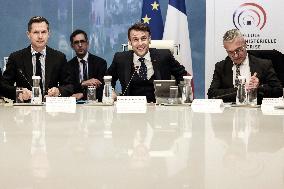 President Macron chairs CIC on the situation in Mayotte - Paris