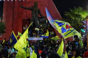 Fans Celebrate America's Victory Over Monterrey