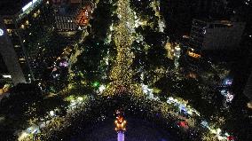 Fans Celebrate America's Victory Over Monterrey