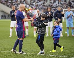 Football: Iniesta's retirement ceremony in Tokyo