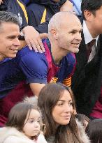 Football: Iniesta's retirement ceremony in Tokyo