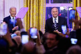 DC: President and First Lady Biden Host a Hanukkah Holiday Reception