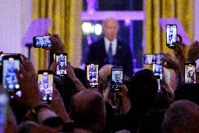 DC: President and First Lady Biden Host a Hanukkah Holiday Reception