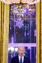 DC: President and First Lady Biden Host a Hanukkah Holiday Reception