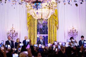 DC: President and First Lady Biden Host a Hanukkah Holiday Reception