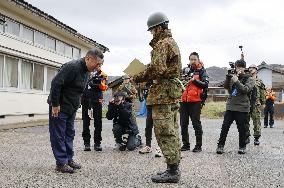 GSDF ends support mission in heavy rain-hit Ishikawa Pref. city