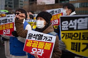 Healthcare Workers Rally In Seoul, Urging Public Healthcare And Welfare Reforms, South Korea