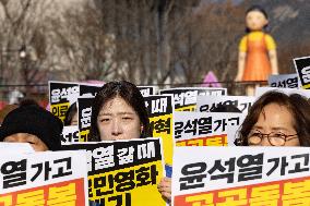 Healthcare Workers Rally In Seoul, Urging Public Healthcare And Welfare Reforms, South Korea