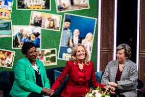 First Lady Jill Biden Hosted A Virtual Thank You Event For Educators