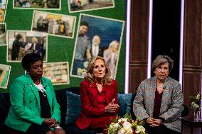 First Lady Jill Biden Hosted A Virtual Thank You Event For Educators