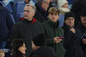 Vip on the stand  ip on the stand Anna falchi and Boyfriend, Ignazio La Russa with son, Paolo Bonolis with son David  in Serie A