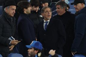 Vip on the stand  ip on the stand Anna falchi and Boyfriend, Ignazio La Russa with son, Paolo Bonolis with son David  in Serie A