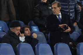 Vip on the stand  ip on the stand Anna falchi and Boyfriend, Ignazio La Russa with son, Paolo Bonolis with son David  in Serie A