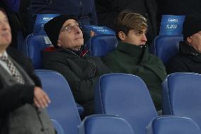 Vip on the stand  ip on the stand Anna falchi and Boyfriend, Ignazio La Russa with son, Paolo Bonolis with son David  in Serie A