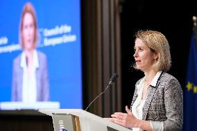 Kaja Kallas At EU Foreign Affairs Ministers Council - Brussels