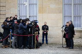 The Ecologists meet with Prime Minister - Paris