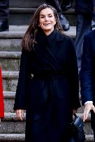 Queen Letizia At FUNDEU Journalism Congress - Spain