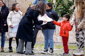 Queen Letizia At FUNDEU Journalism Congress - Spain