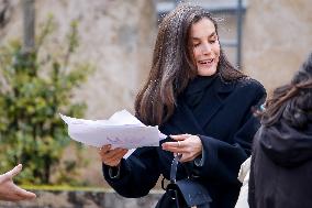 Queen Letizia At FUNDEU Journalism Congress - Spain