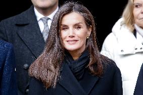 Queen Letizia At FUNDEU Journalism Congress - Spain