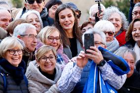 Queen Letizia At FUNDEU Journalism Congress - Spain