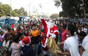 Protestant Christians Pre-Christmas Celebration In Kolkata, India - 17 Dec 2024