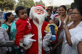 Protestant Christians Pre-Christmas Celebration In Kolkata, India - 17 Dec 2024