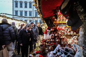 Festive Shopping In The Bavarian City Of Augsburg