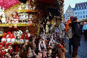 Festive Shopping In The Bavarian City Of Augsburg