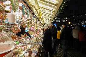 Festive Shopping In The Bavarian City Of Augsburg