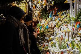 Festive Shopping In The Bavarian City Of Augsburg