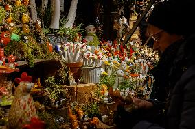 Festive Shopping In The Bavarian City Of Augsburg