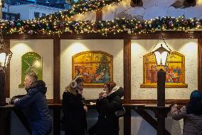 Festive Shopping In The Bavarian City Of Augsburg