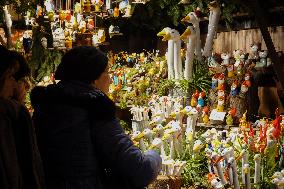 Festive Shopping In The Bavarian City Of Augsburg