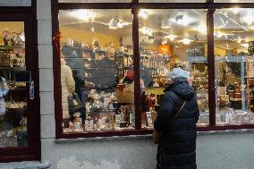 Festive Shopping In The Bavarian City Of Augsburg