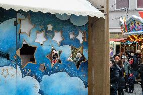 Festive Shopping In The Bavarian City Of Augsburg